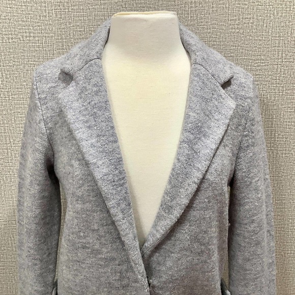 Nanette Lepore Wool Blend Coat Mid-length Fits size S Grey NWT - Picture 4 of 8